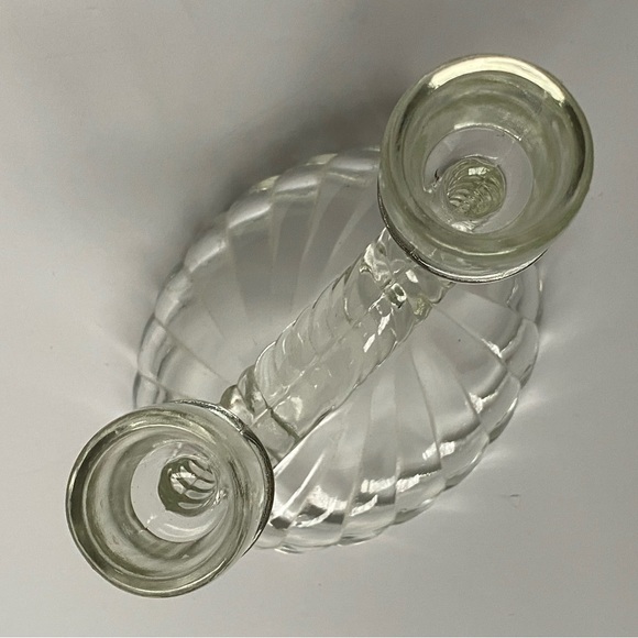 Imperial Glass Double Candle Holder Newbound 1930’s Vintage Collectible Clear - Picture 7 of 15